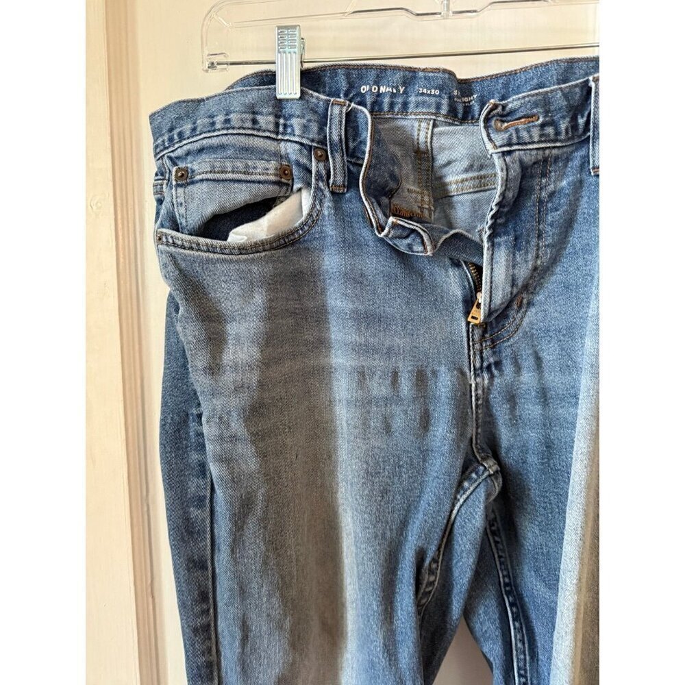 Old Navy men’s size 34 X30 straight blue jeans - Picture 3 of 7